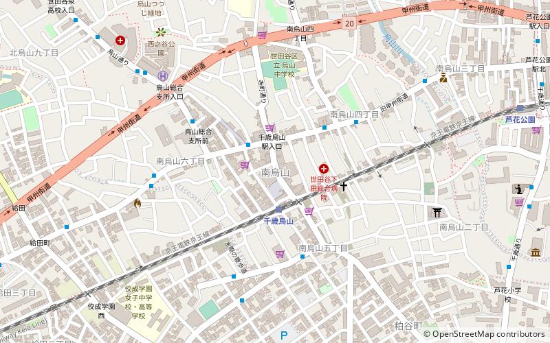 Minamikarasuyama location map