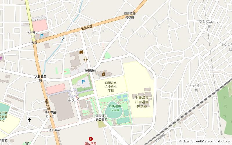 Yotsukaidō location map