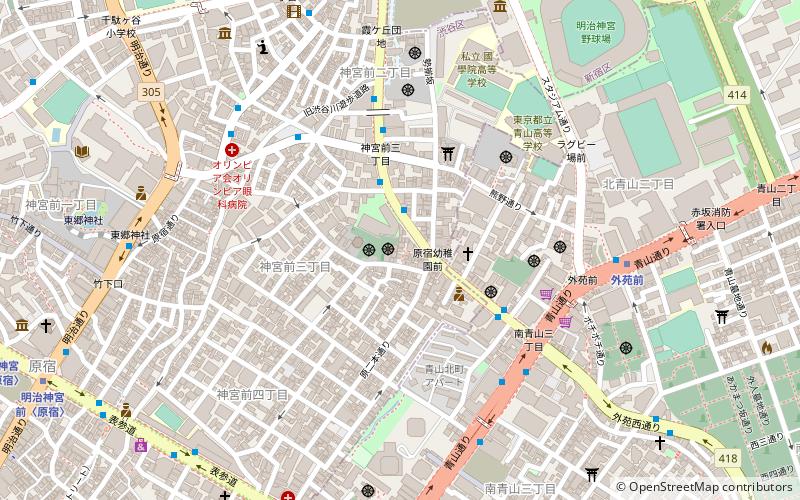 Musée d'Art contemporain Watari location map