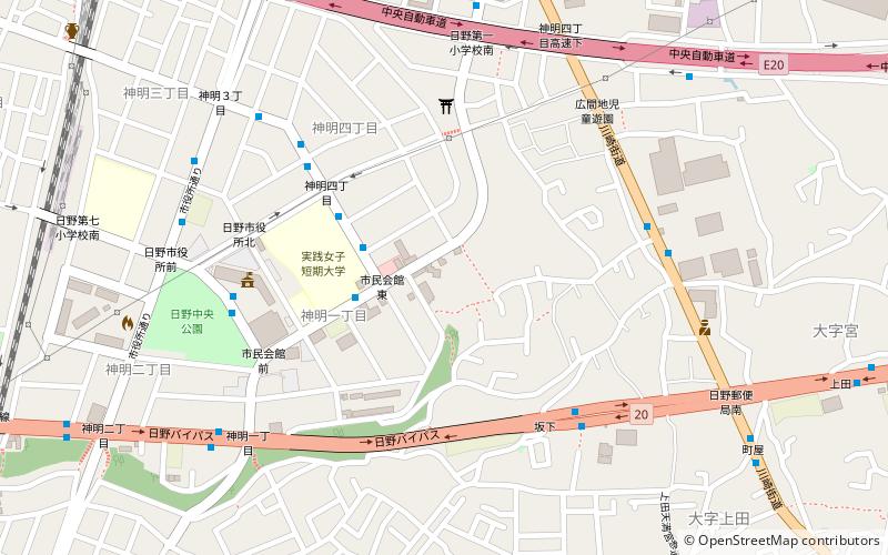 Hino location map