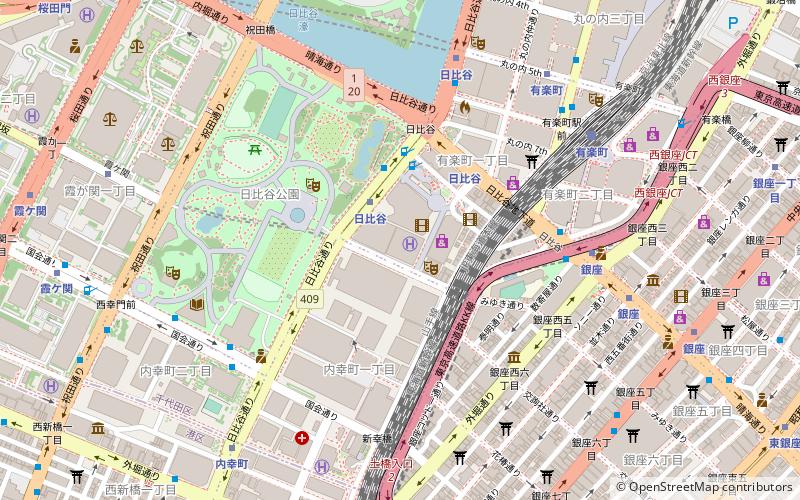Tokyo Takarazuka Theater location map