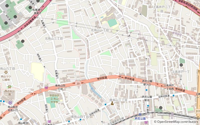 kitakarasuyama mitaka location map
