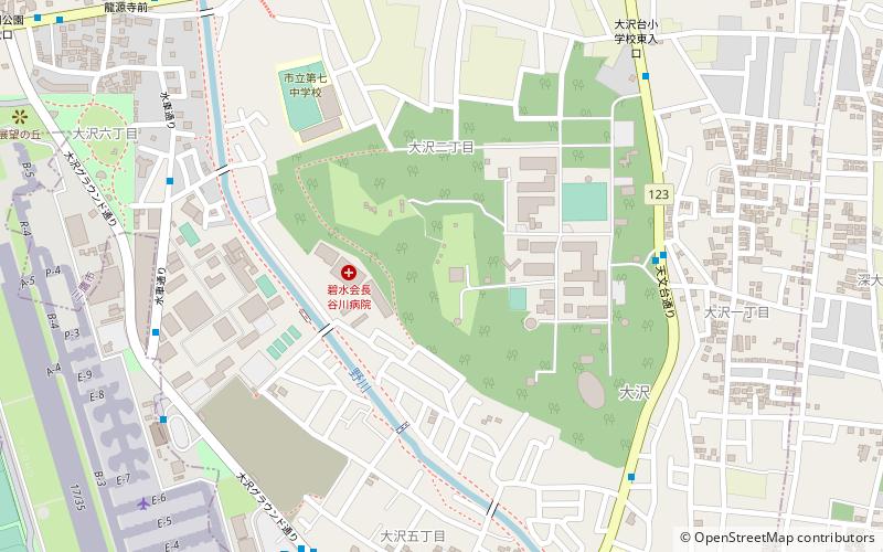 Tokyo Photoelectric Meridian Circle location map
