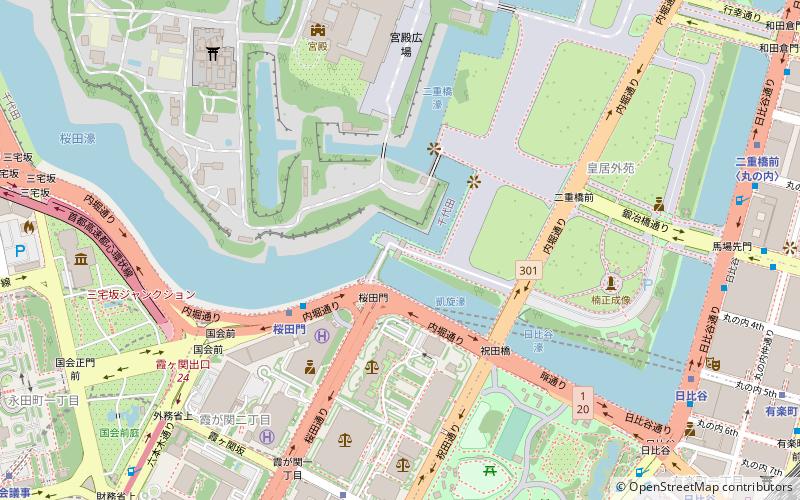 Sakurada Gate location map