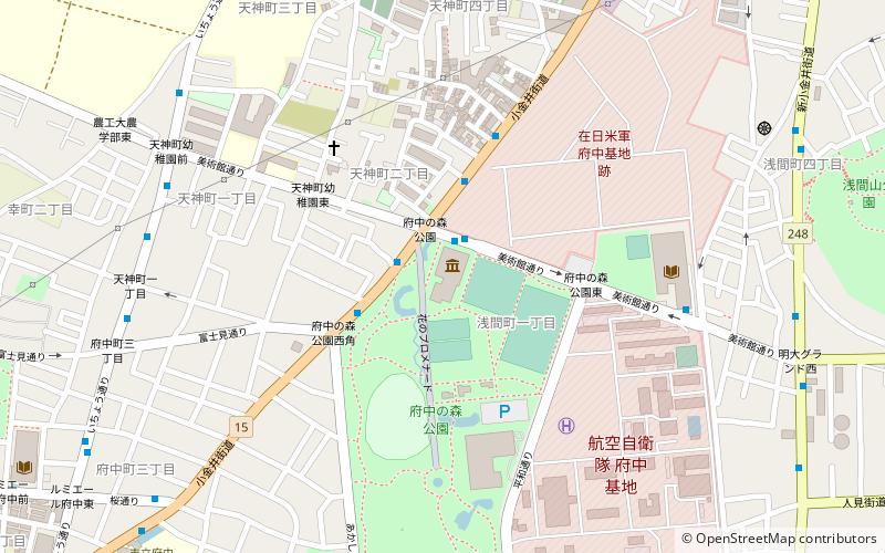 Fu zhong shi mei shu guan location map