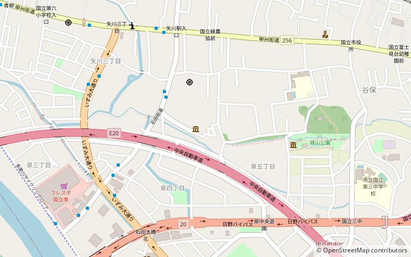 kunitachi xiang tu wen hua guan tachikawa location map