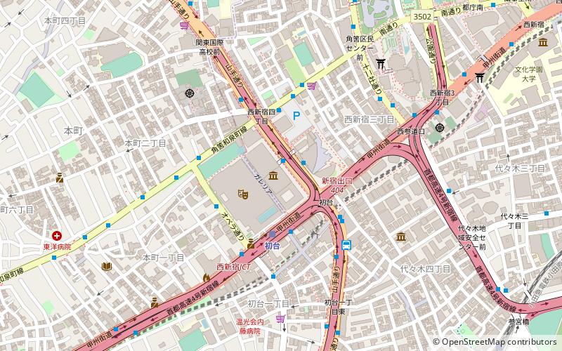 Tokyo Opera City location map