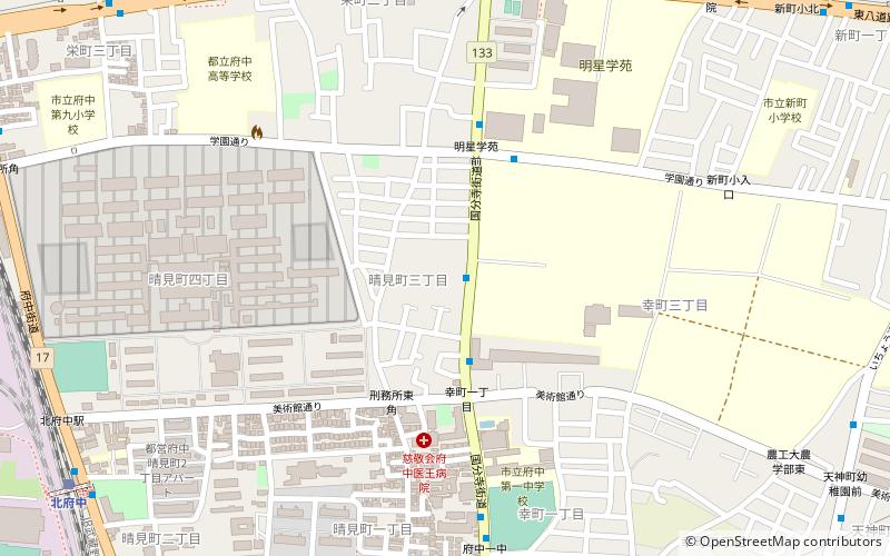 Tokyo University of Agriculture and Technology location map