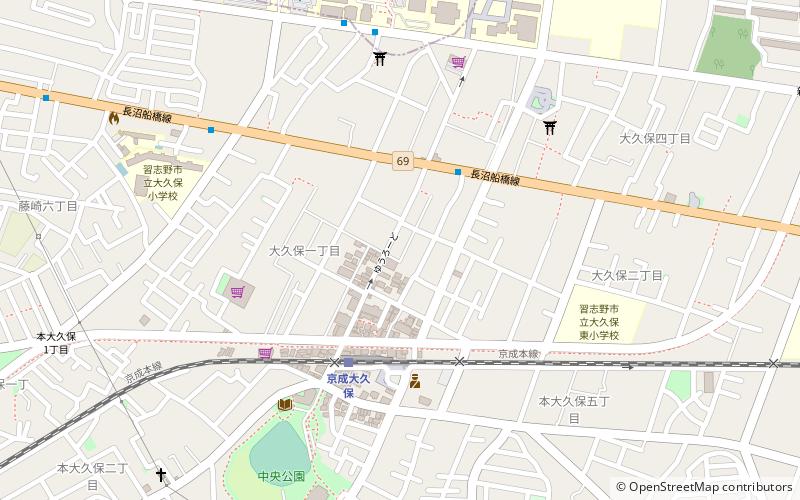 Okubo location map