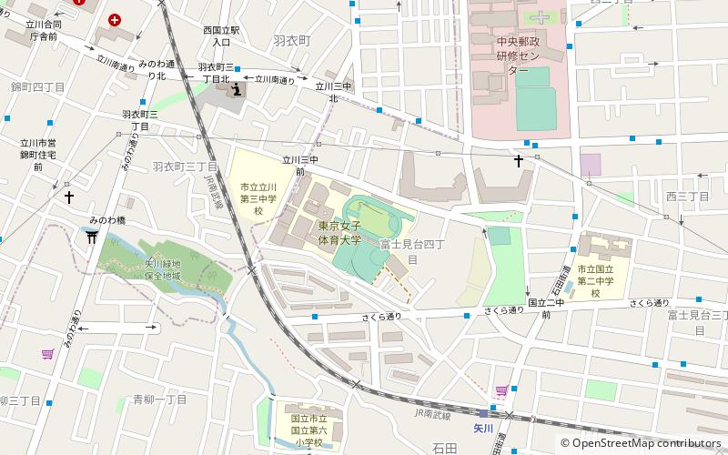 Tokyo Women's College of Physical Education location map