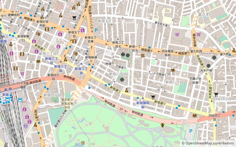 Shinjuku Ni-chōme location map