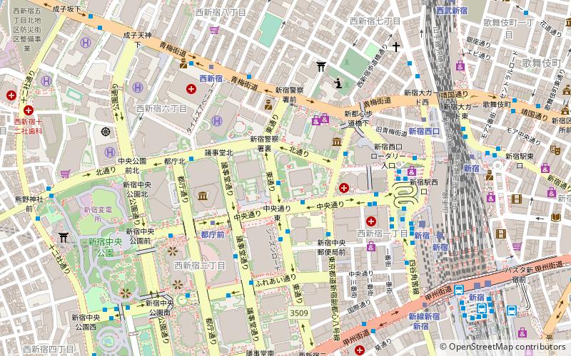 Shinjuku Center Building location map