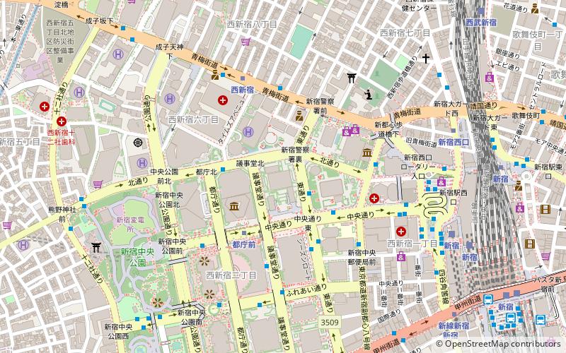 Shinjuku Mitsui Building location map