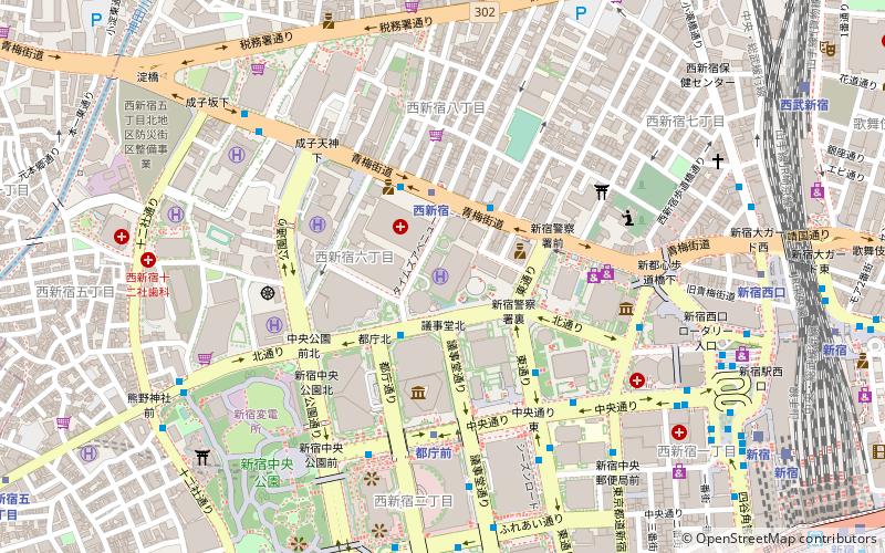 Shinjuku I-Land Tower location map