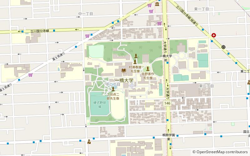 Université Hitotsubashi location map
