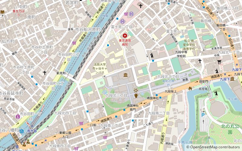 yushukan war memorial museum tokio location map