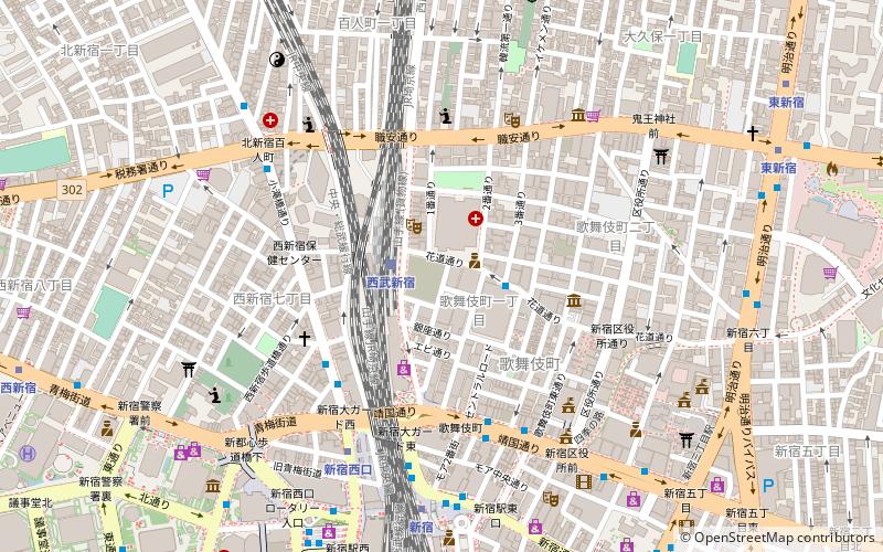 Shinjuku Face location map