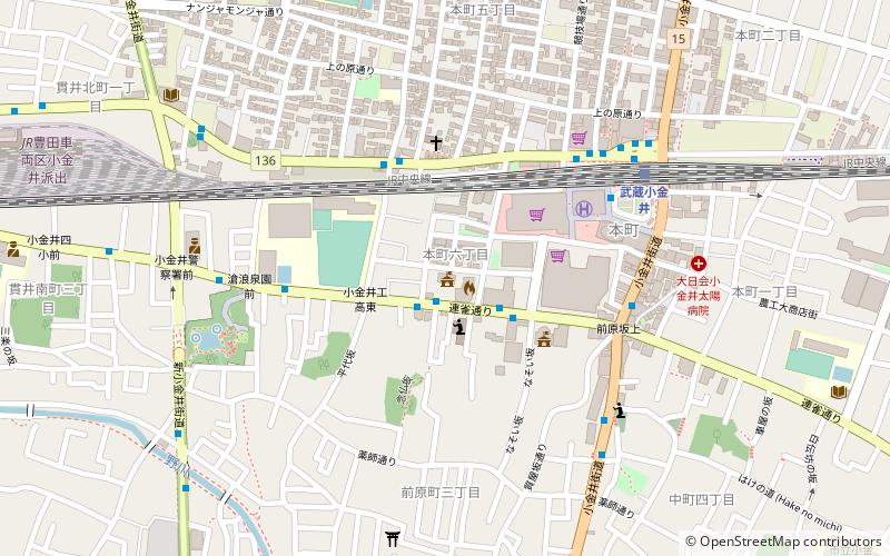 Koganei location map