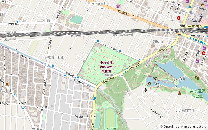 Inokashira Park Zoo location map
