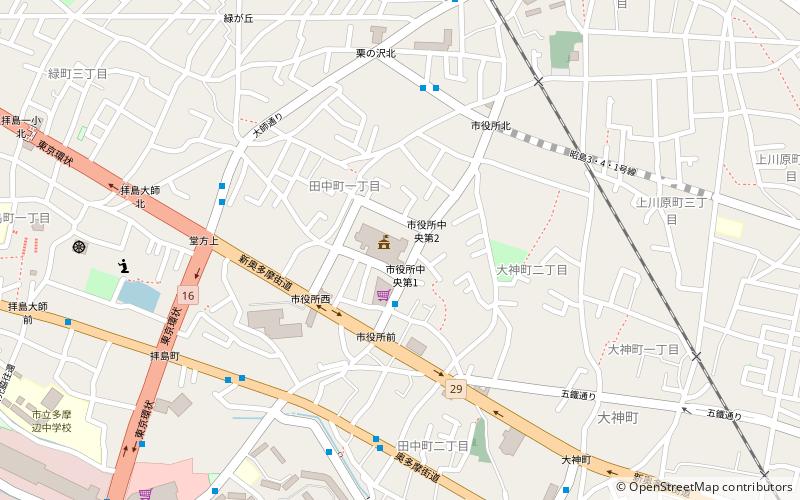Akishima location map