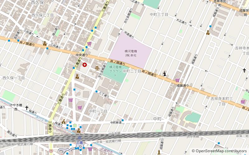 Musashino location map