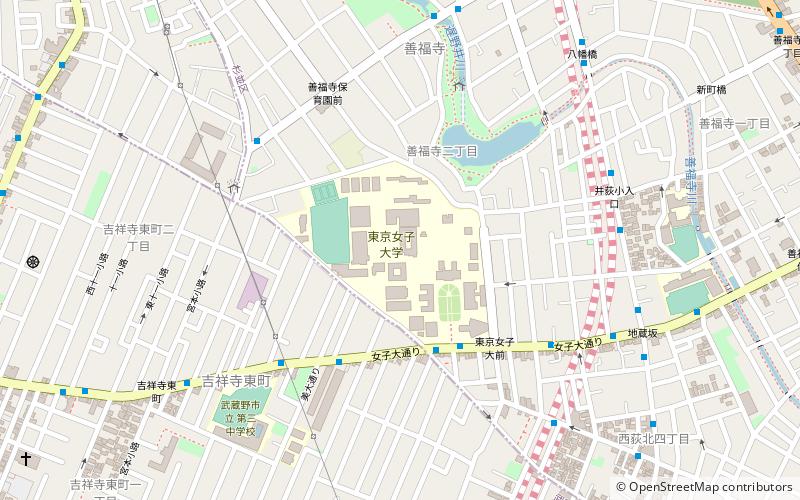 Tokyo Woman's Christian University location map