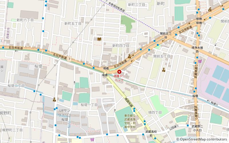 Senkawa Aqueduct location map