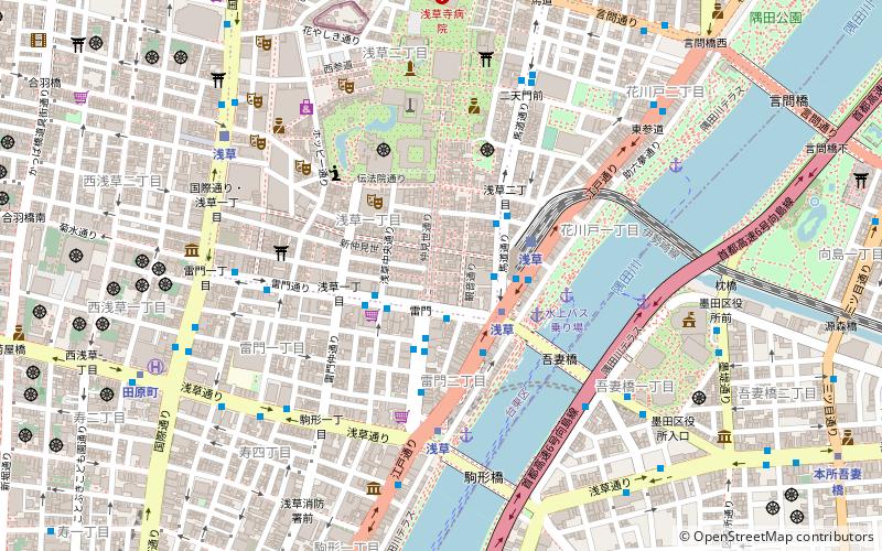 Kaminari-mon location map