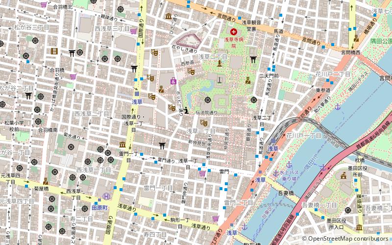 Asakusa-kokaido location map