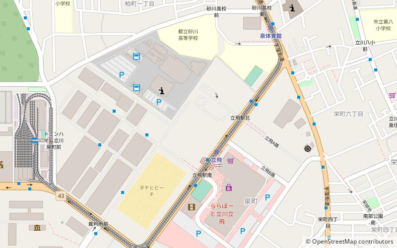 Arena Tachikawa Tachihi location map