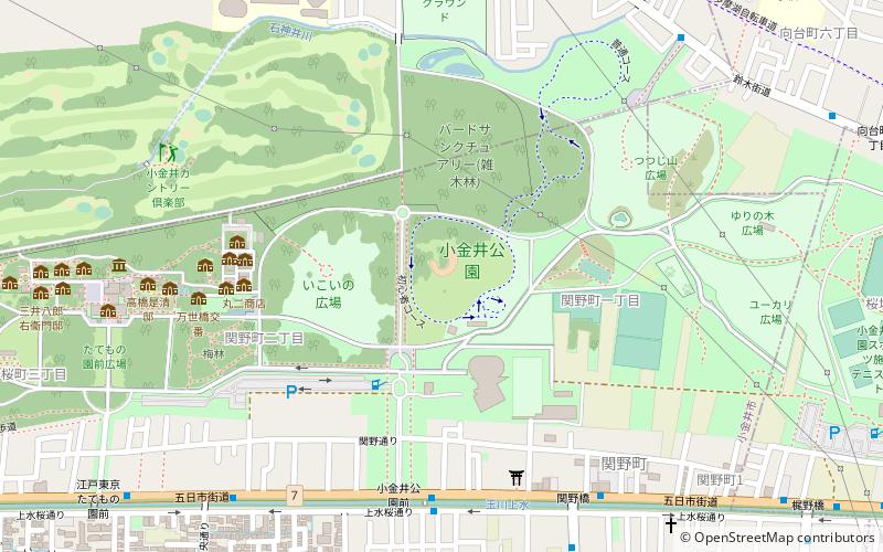Koganei Park location map
