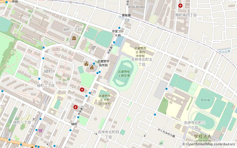 Musashino Municipal Athletic Stadium location map