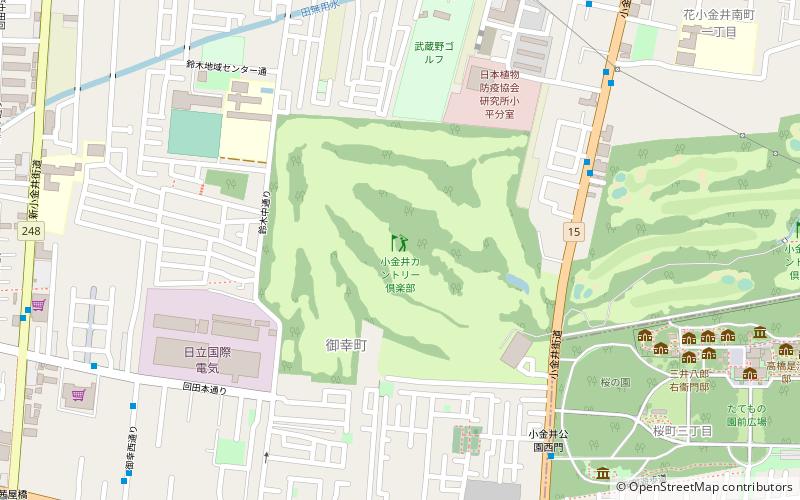 Koganei Golf Club location map