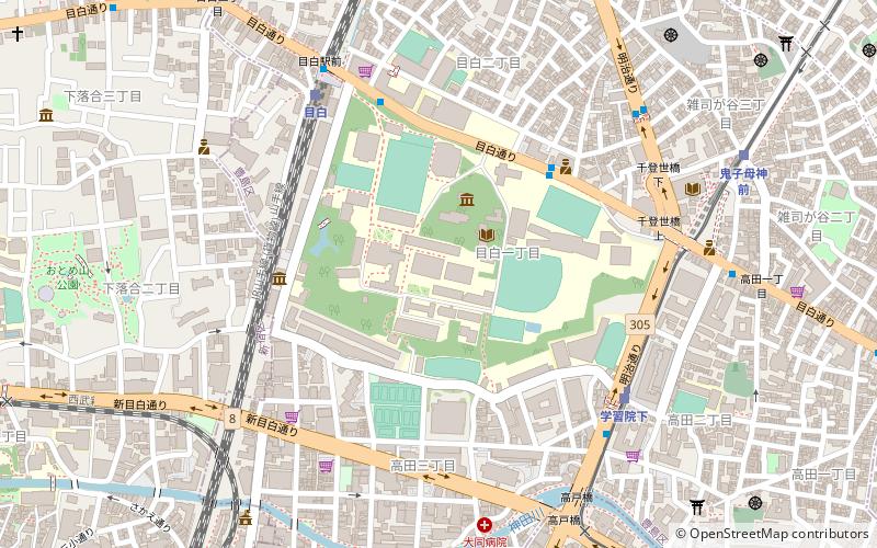 gakushuin universitat tokio location map