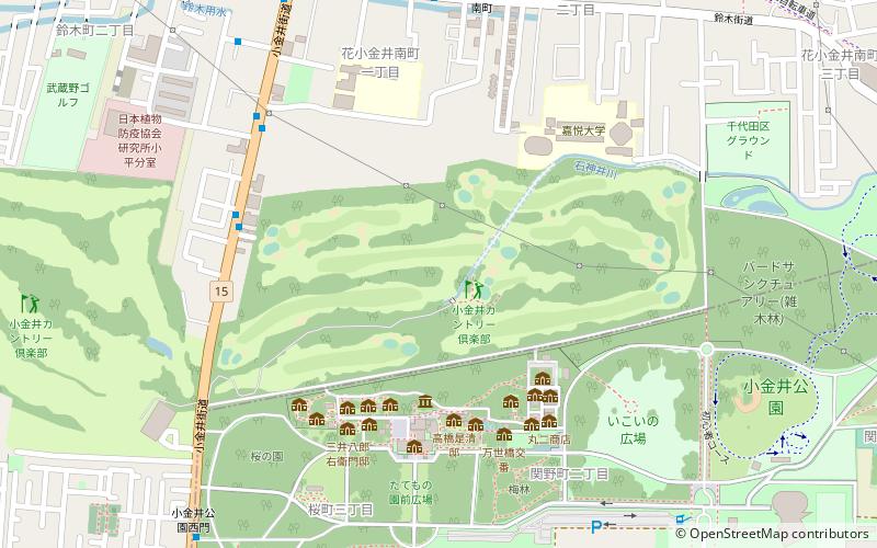 Koganei Golf Club location map