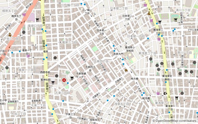 Yoshiwara location map