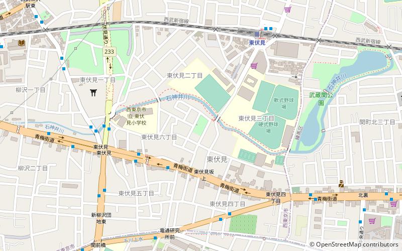 shitanoya site nishitokyo location map