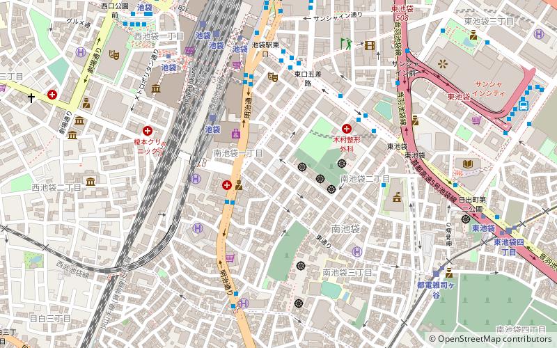 Minami-Ikebukuro Park location map