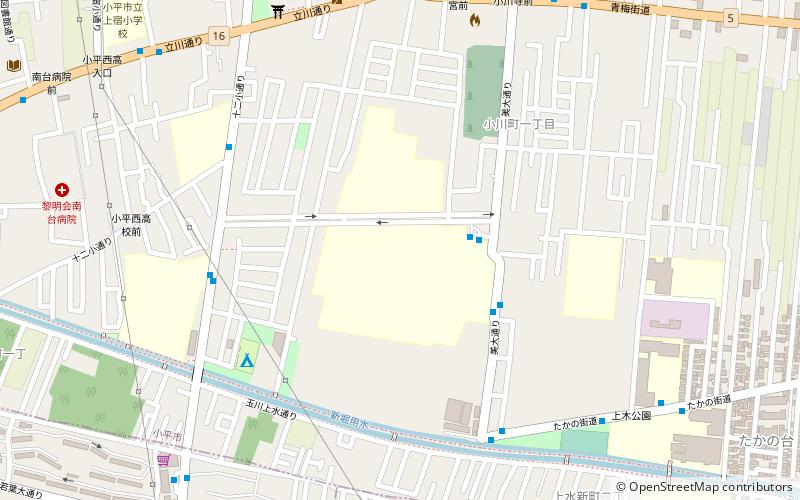universite dart de musashino kokubunji location map