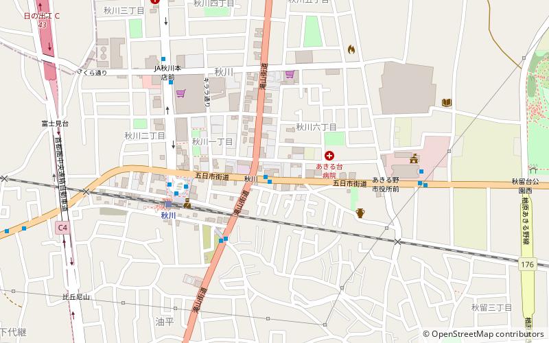 Akiruno location map