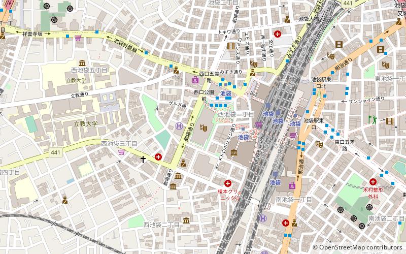 Tokyo Metropolitan Theatre location map