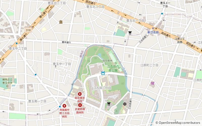 Egota-no-Mori Park location map