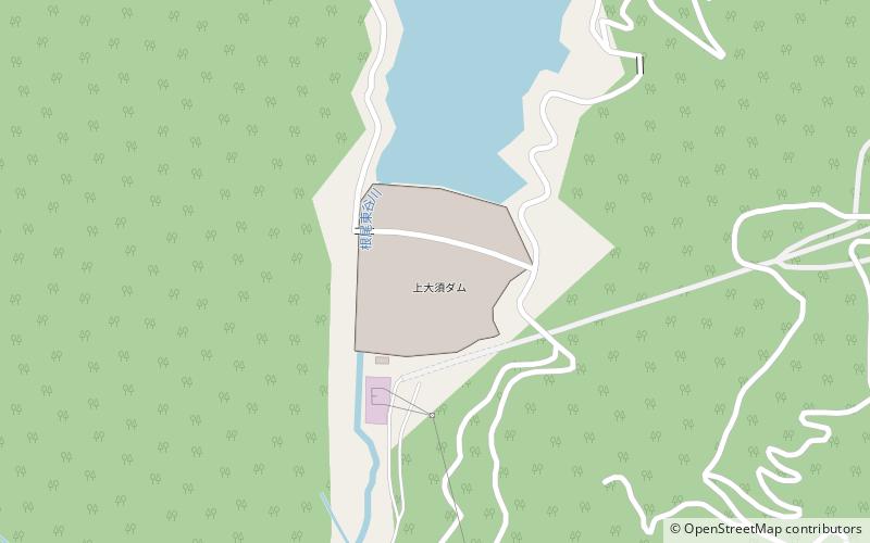 Kamiōsu Dam location map