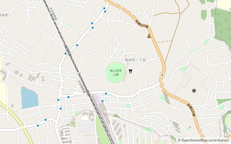 Ubayama Shell Mound location map