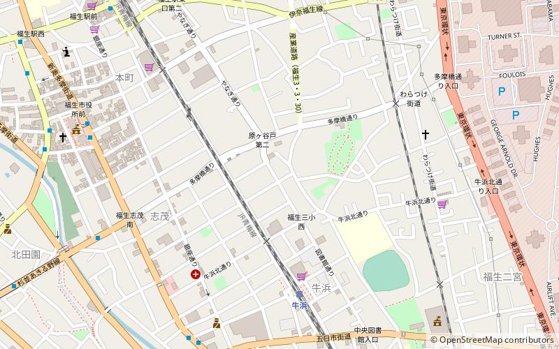 Fussa location map