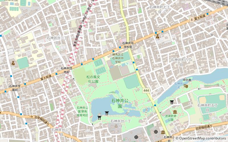 Tokio Marine Nichido Shakujii Gymnasium location map