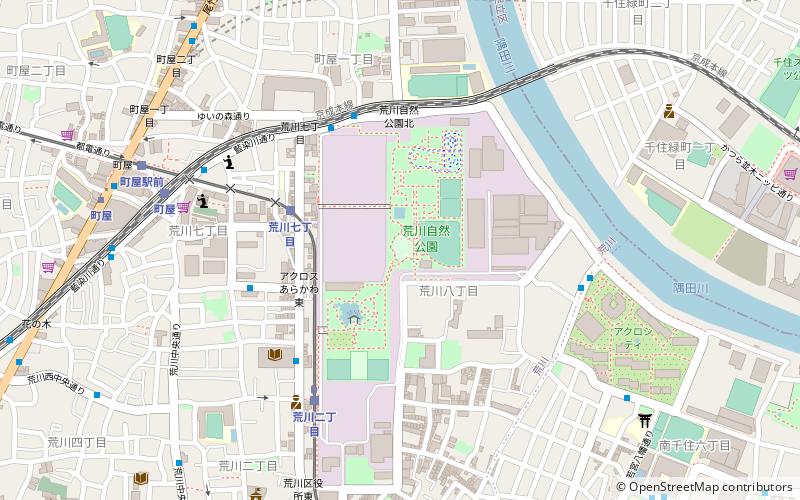 Arakawa Nature Park location map