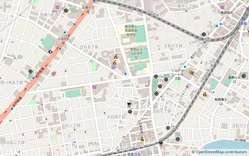 tateishi katsushika location map