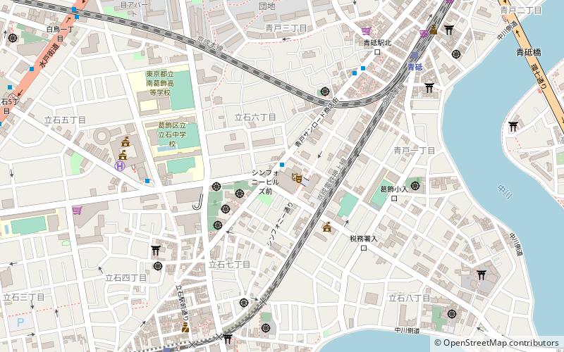 Katsushika Symphony Hills location map