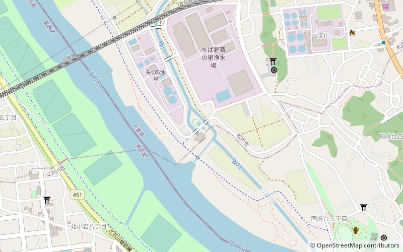 Yanagihara lock gate location map
